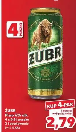 Kaufland Piwo Żubr 1768 oferta