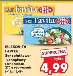 Kaufland Ser sałatkowo-kanapkowy 12 % Mlekovita Favita oferta