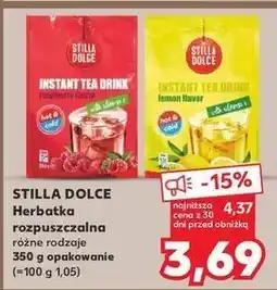 Kaufland Herbata rozpuszczalna raspberry flavor Stilla Dolce oferta