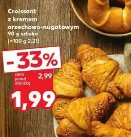 Kaufland Croissant z kremem orzechowo-nugatowym oferta