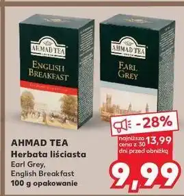 Kaufland Herbata liściasta Ahmad Tea London Earl Grey oferta