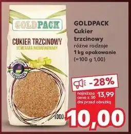 Kaufland Cukier trzcinowy Goldpack oferta