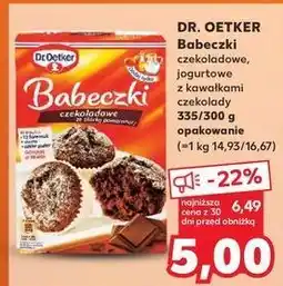 Kaufland Babeczki czekoladowe Dr. Oetker oferta