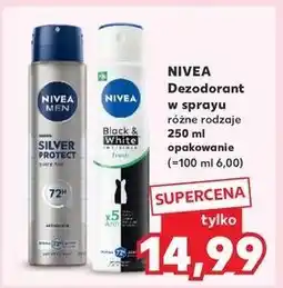 Kaufland Antyperspirant fresh Nivea Invisible Black & White oferta