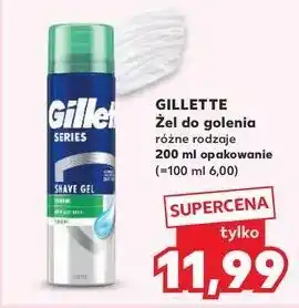 Kaufland Żel do golenia sensitive Gillette Series oferta