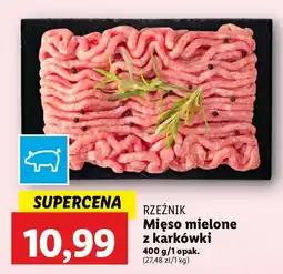 Lidl Mięso mielone wieprzowe z karkówki Rzeźnik Codzienna Dostawa oferta