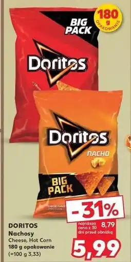 Kaufland Chipsy kukurydziane o smaku serowym Doritos oferta