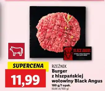 Lidl Hamburger wołowy black angus Rzeźnik Codzienna Dostawa oferta