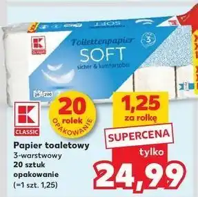 Kaufland Papier toaletowy soft K-Classic oferta