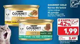 Kaufland Karma dla kota kurczak Purina Gourmet Gold oferta