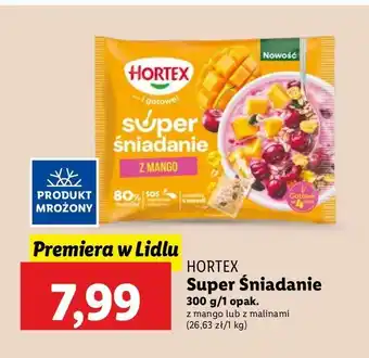 Lidl Super śniadanie z malinami Hortex oferta