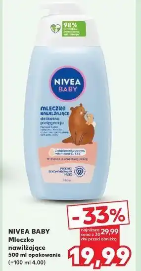 Kaufland Mleczko nawilżające Nivea Baby Ochronny oferta