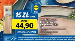 Lidl Dorsz czarny polędwica Targ Rybny Lidla oferta