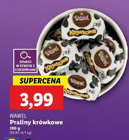 Lidl Czekoladki z kremem karmelowym Wawel Krówka Mleczna oferta