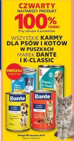 Kaufland Karma dla psów z kurczakiem K-Classic oferta