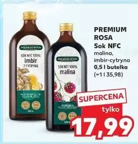 Kaufland Syrop imbir z cytryną Premium Rosa oferta