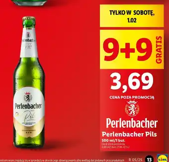 Lidl Piwo Perlenbacher Pils oferta