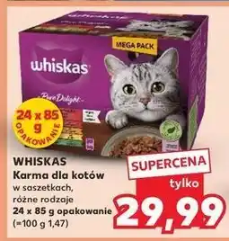 Kaufland Karma dla kota drobiowe frykasy Whiskas Pure Delight oferta