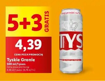 Lidl Piwo Tyskie Gronie oferta