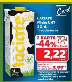 Kaufland Mleko 2% Łaciate oferta