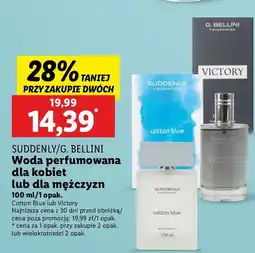 Lidl Woda toaletowa cotton blue Suddenly oferta