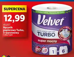 Lidl Ręcznik papierowy Velvet Turbo oferta