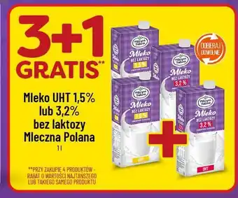 Polomarket Mleko UHT 1.5% lub 3.2% bez laktozy oferta