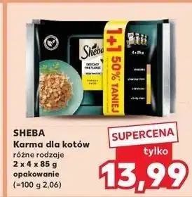 Kaufland Karma dla kota smaki drobiowe Sheba Delicacy In Jelly oferta