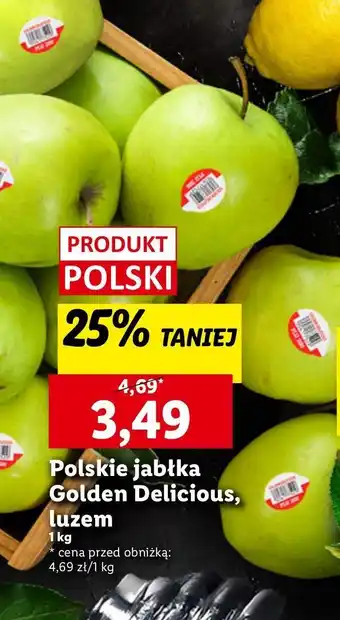 Lidl Jabłka golden delicious polska oferta