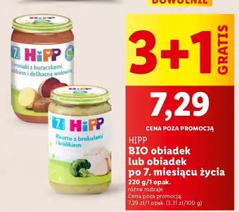 Lidl Risotto z brokułami i królikiem Hipp oferta