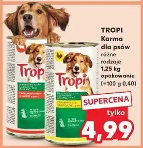 Kaufland Karma dla psa z kurczakiem Tropi oferta