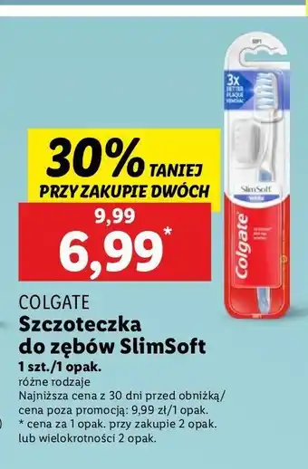 Lidl Szczoteczka do zębów white soft Colgate Slim Soft oferta