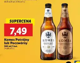 Lidl Piwo Komes Poczwórny Bursztynowy oferta