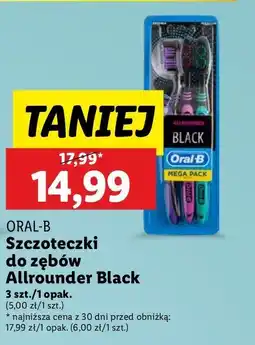 Lidl Szczoteczka do zębów black Oral-B Allrounder oferta