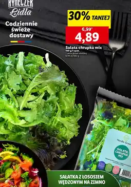 Lidl Sałata chrupiąca mix Nordis Green oferta