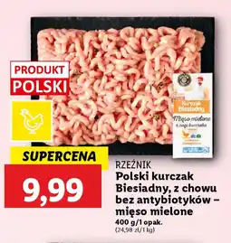 Lidl RZEŹNIK Polski kurczak Biesiadny - mięso mielone oferta