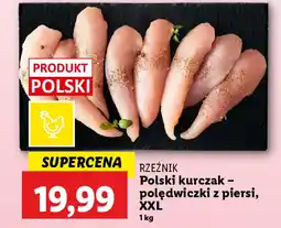 Lidl RZEŹNIK Polski kurczak, polędwiczki z piersi, XXL oferta