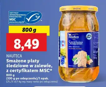 Lidl Nautica smażone płaty śledziowe w zalewie oferta