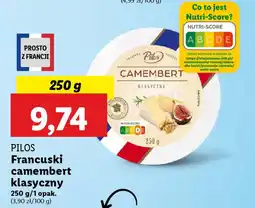 Lidl Pilos Francuski camembert klasyczny oferta