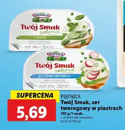 Lidl Piątnica twój smak, ser twarogowy w plastrach oferta