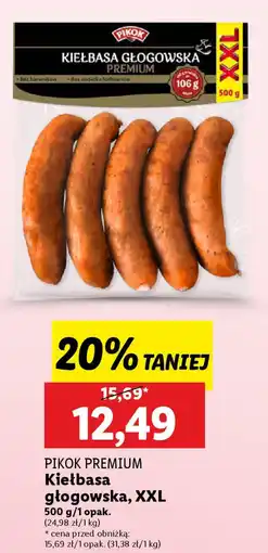 Lidl PIKOK PREMIUM Kiełbasa głogowska, XXL oferta