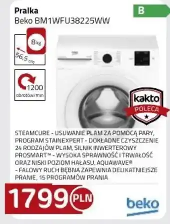 Kakto Pralka Beko oferta