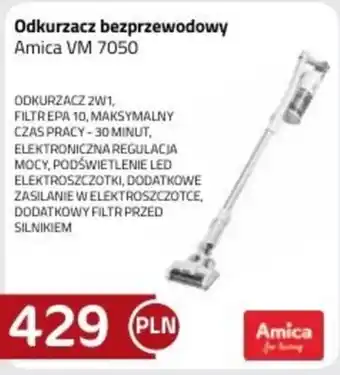 Kakto Odkurzacz bezprzewodowy Amica oferta