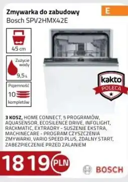 Kakto Zmywarka do zabudowy Bosch oferta