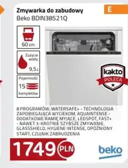 Kakto Zmywarka do zabudowy Beko oferta