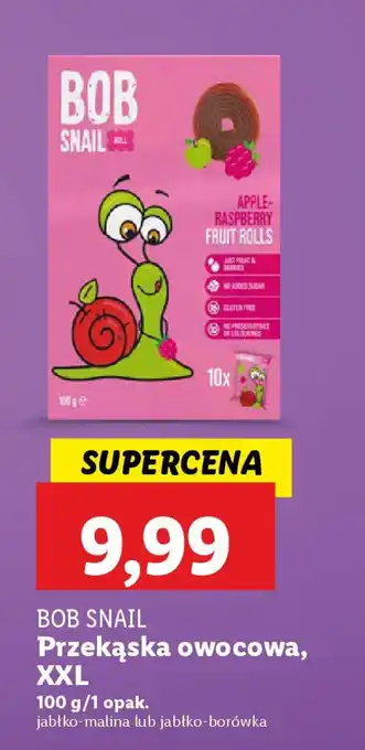 Lidl BOB SNAIL Przekąska owocowa, XXL oferta