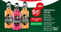 Żabka Napój piwny Garage oferta