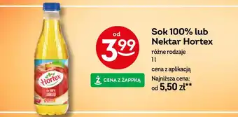 Żabka Sok Hortex oferta