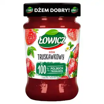 Żabka Łowicz Dżem truskawkowy o obniżonej zawartości cukrów 280 g oferta