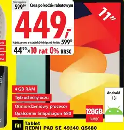 Media Expert Tablet Redmi oferta